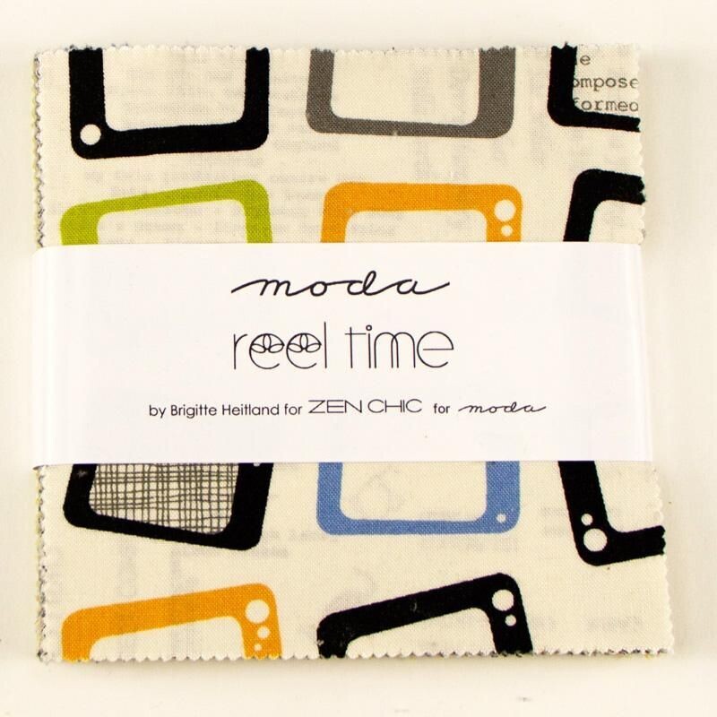 Charm Pack 5 Charm Pack 5" Zen Chic Reel Time