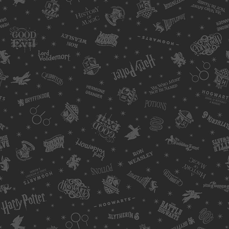 Patchworkstoff Harry Potter Shadow Words