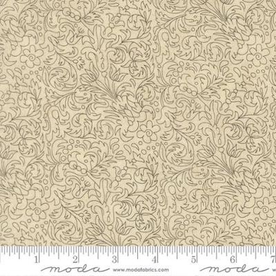 Patchworkstoff BasicGrey Posh Florals Natural