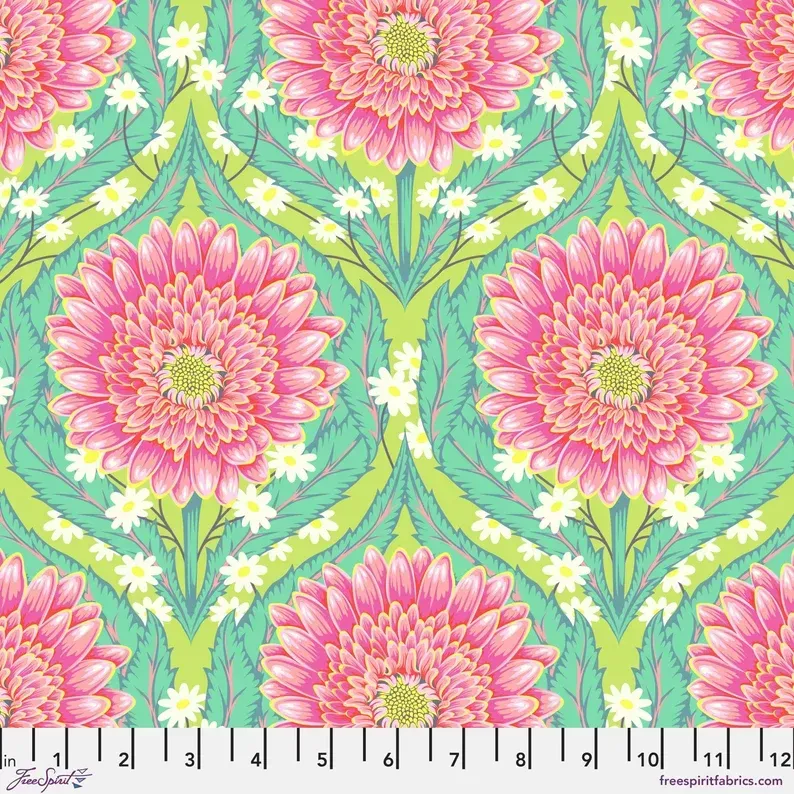 Patchworkstoff Tula Pink Untamed Daisy and Confused Moonbeam