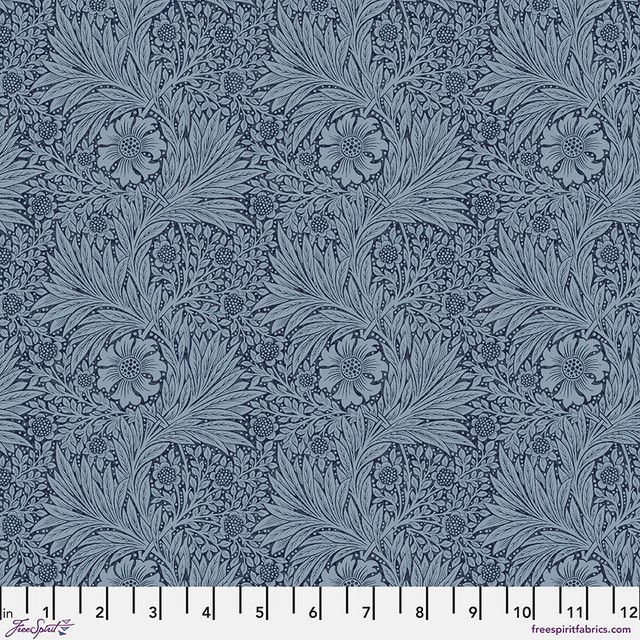 Patchworkstoff  William Morris Marigold Navy
