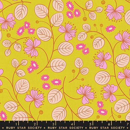 Preorder Rashida Coleman-Hale Lofi Linens Caper Floral Citron