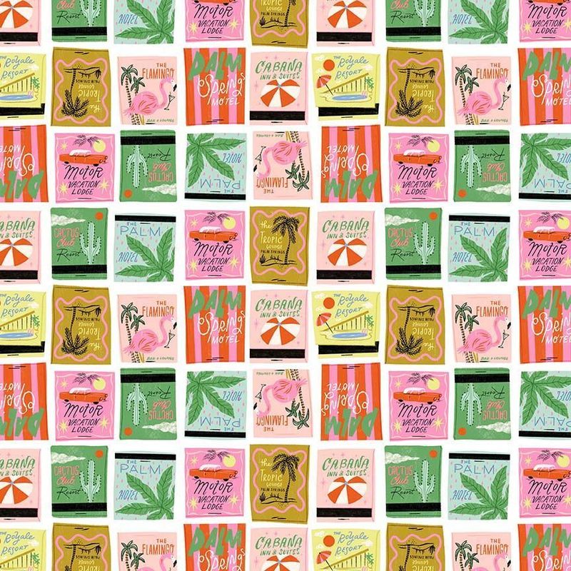 Patchworkstoff Dear Stella Paradise Royale Cabana Let's get lit! multi Patchworkstoff Dear Stella Paradise Royale Cabana Let's get lit! multi