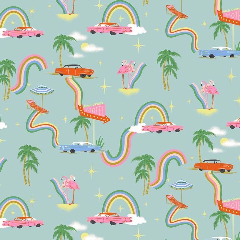 Patchworkstoff Dear Stella Paradise Royale Cabana Psychedelia multi Patchworkstoff Dear Stella Paradise Royale Cabana Psychedelia multi