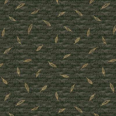Patchworkstoff Flora & Form Sprig Phtalo Green