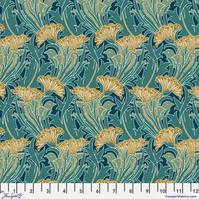William Morris Lodden Laceflower Teal William Morris Lodden Laceflower Teal