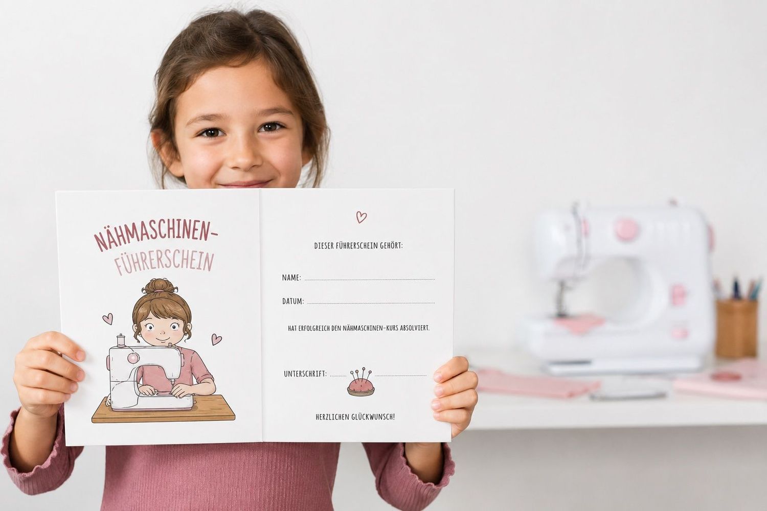 Kinderkurs: Nähmaschinenführschein 6. Juli Kinderkurs: Nähmaschinenführschein 6. Juli