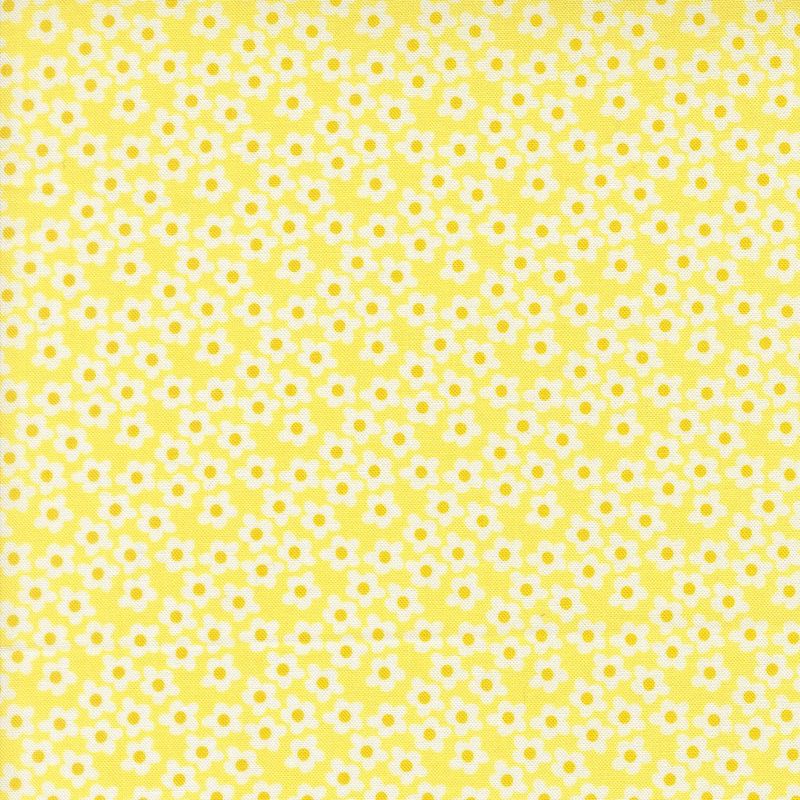 Preorder Elizabeth Hartman Popcorn Flowers Small Floral Yellow Preorder Elizabeth Hartman Popcorn Flowers Small Floral Yellow