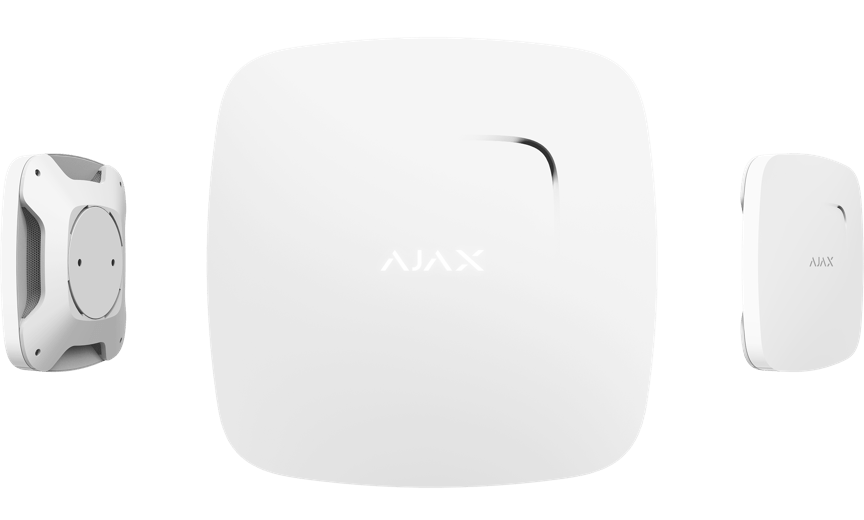 AJAX | Funk Rauchmelder mit Temperatursensor - FireProtect