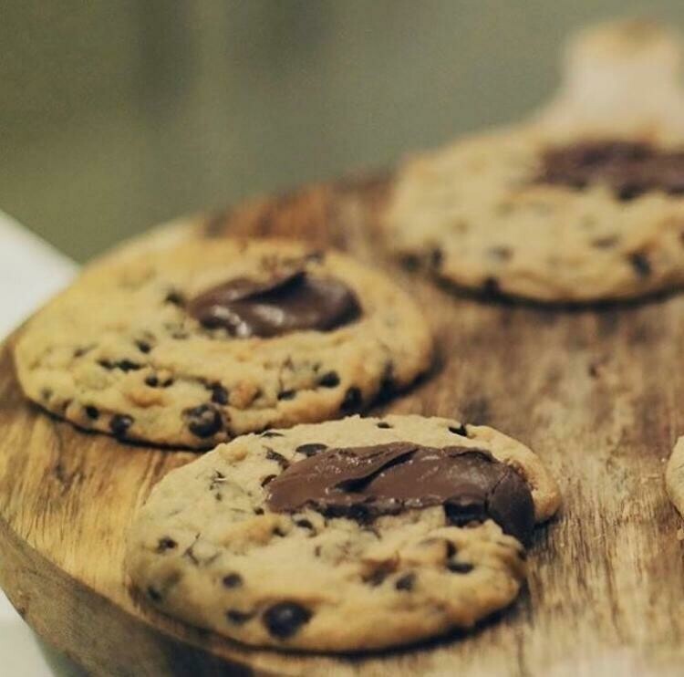Pack de 4 galetes de xocolata i nutella