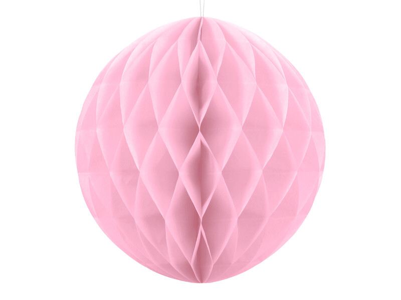 Honeycomb ball, pink, 20cm
