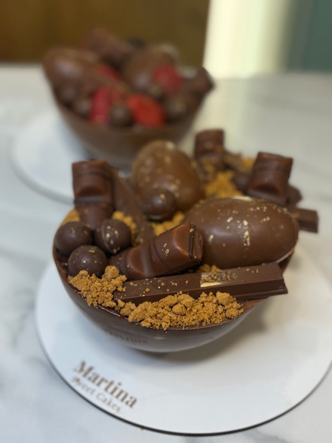 Mig Ou relleno de Lotus Biscoff