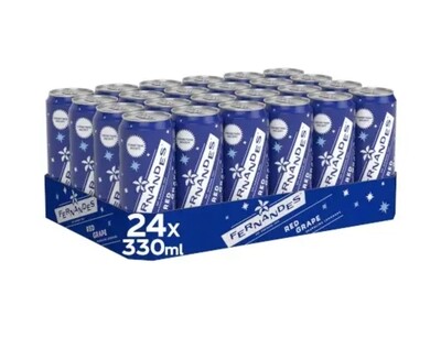 Fernandes blauw 24x330 ml prijs incl. €3,60 statiegeld