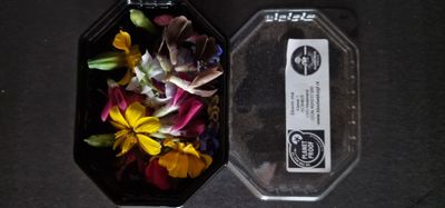 Eetbare bloemenmix Klootwijk per 4 doos à 25 stuk