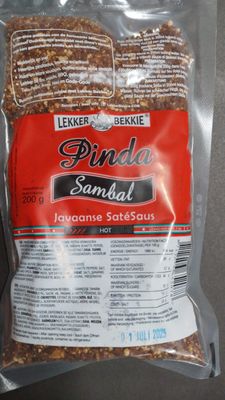 Lekker Bekkie Pinda Sambal Javaanse Lekker Bekkie Roti Sambal Tomaat 290 ml per 200 gram 