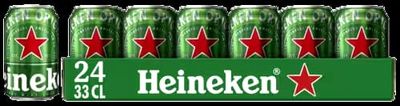 Heineken blik 24x330ml (incl. €3,60 statiegeld)