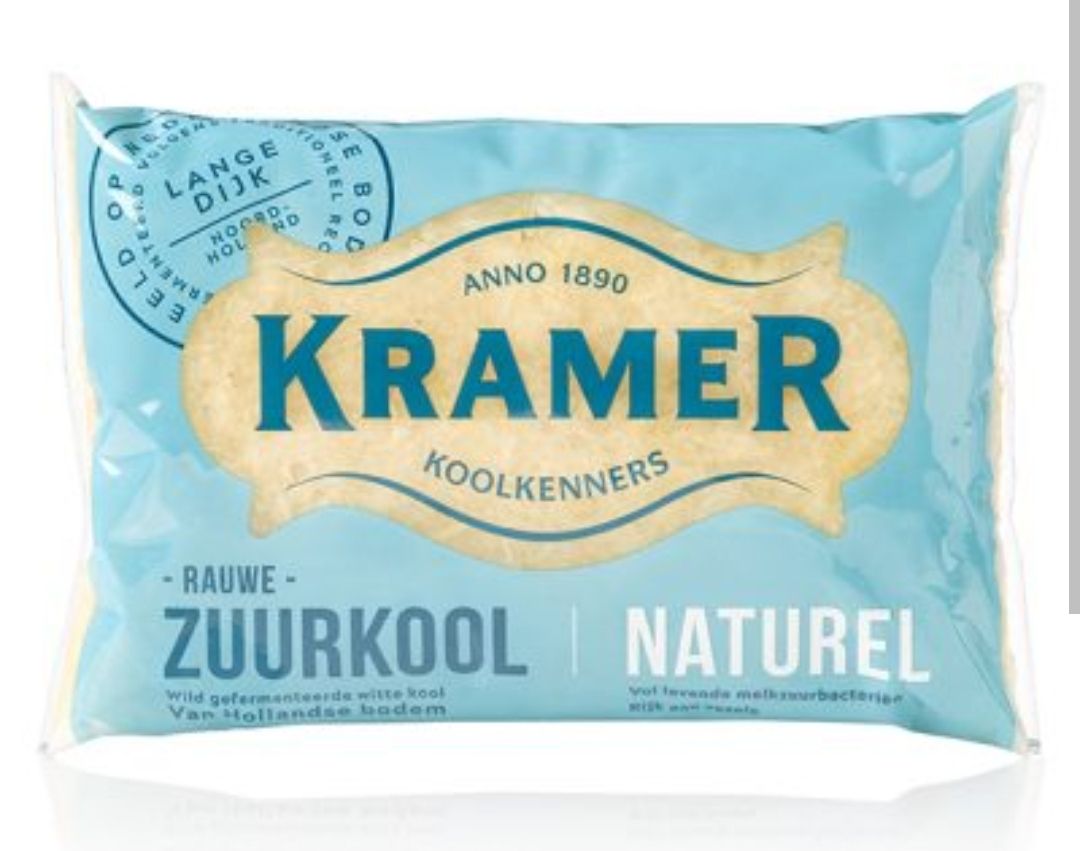 Kramer zuurkool naturel 15x500 gram