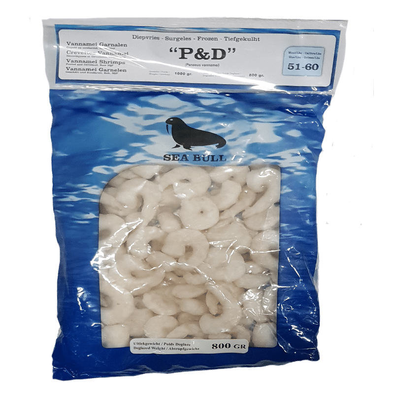 Black tiger garnalen gepeld 51-60 per doos 10kg