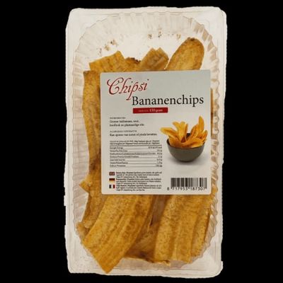  Bananenchips 20 x 150 gram per doos