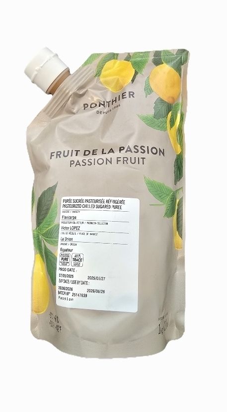Passiefruitpuree/ Puree Passie 6x1kg  per doos 