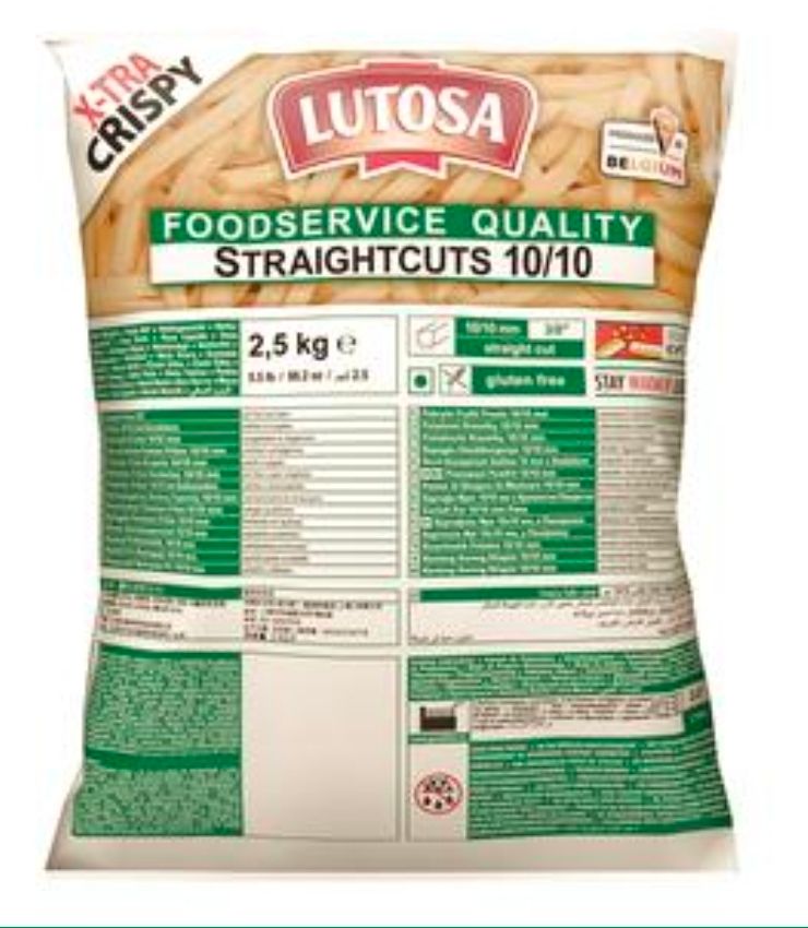 Friet Ultra Crunchy friet 10/10per doos 10 kg