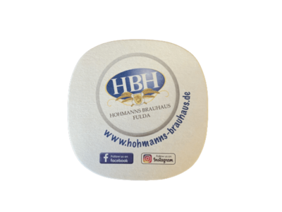 Bierdeckel mit HBH Branding