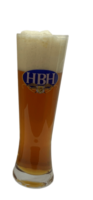 Weizenglas mit HBH Logo