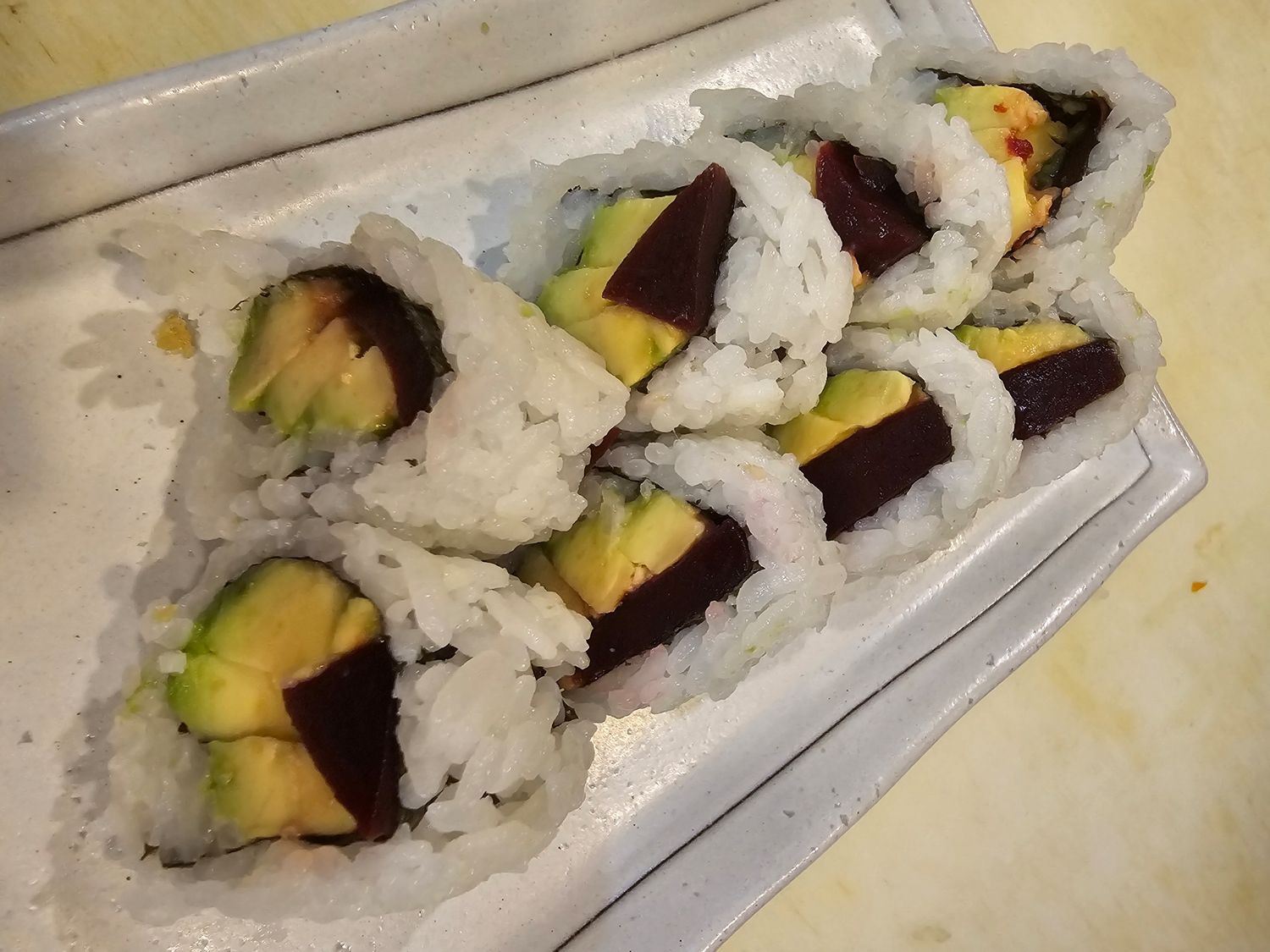 Beet Avocado Roll