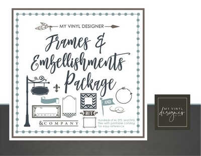 The Ultimate Frames &amp; Embellishments Package