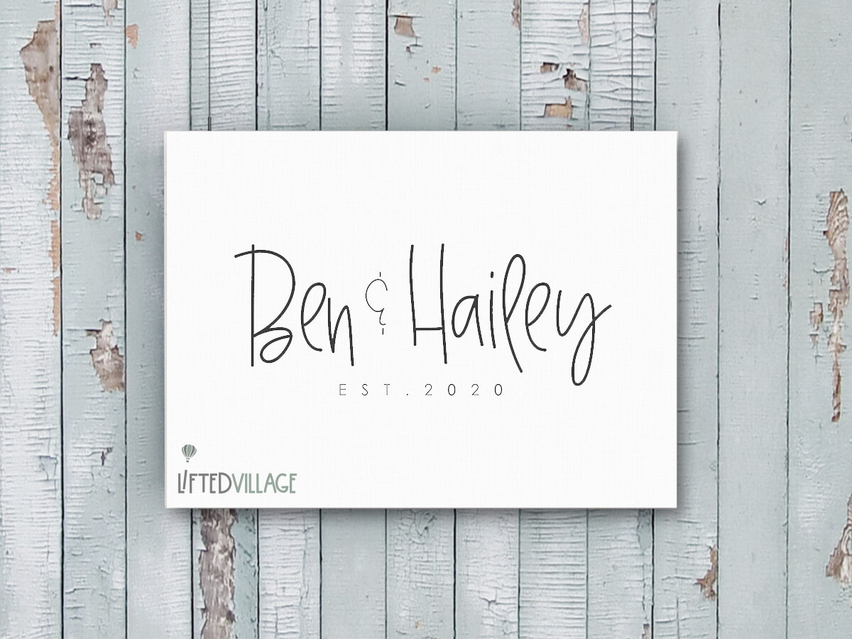 Personalized Family Last Name Sign