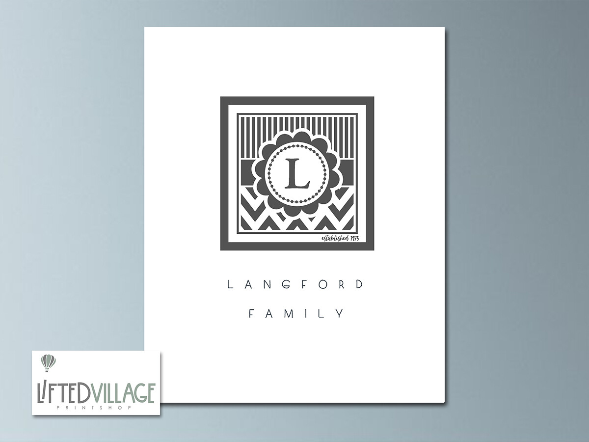 Personalized Family Last Name Sign