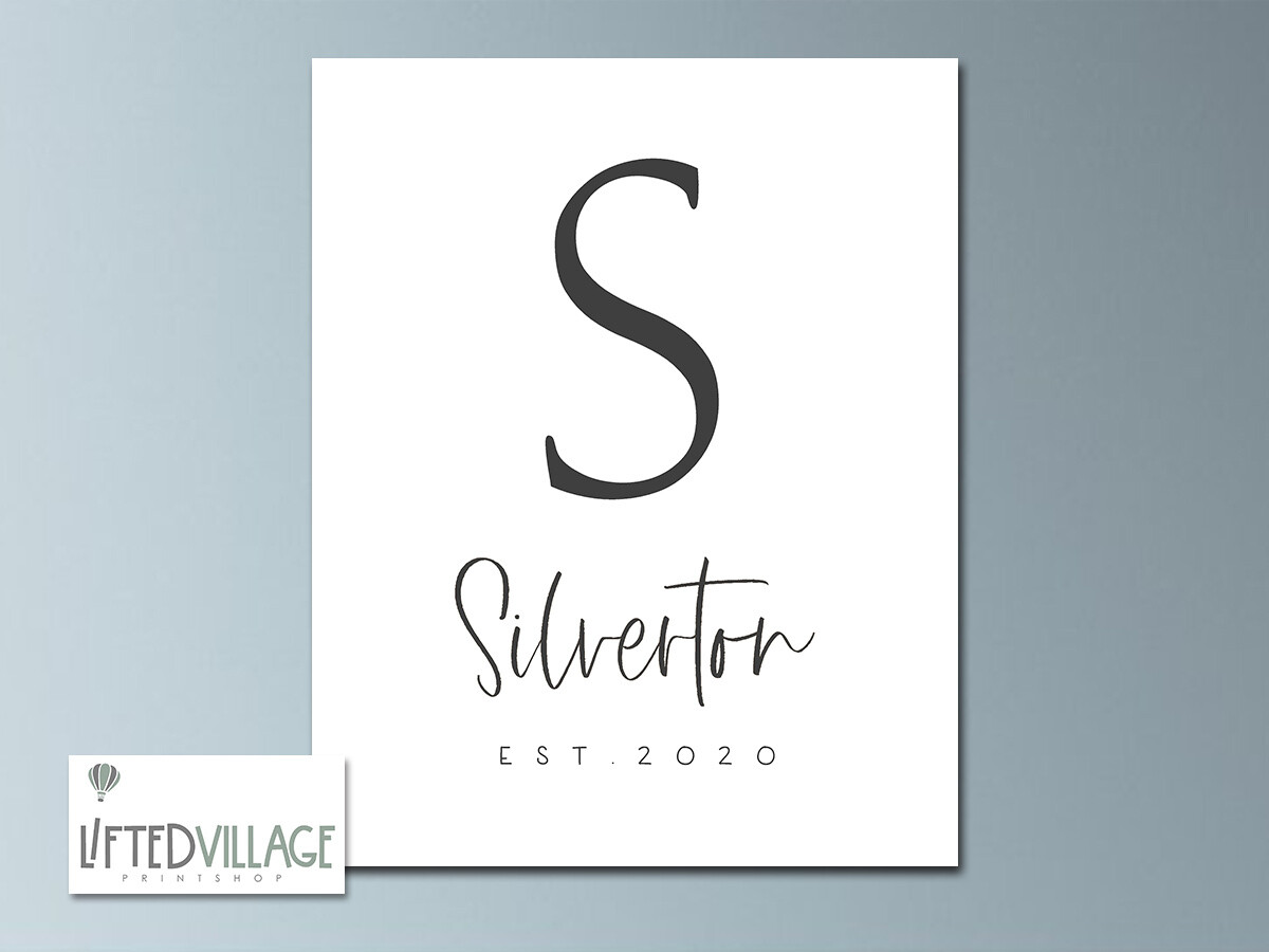 Personalized Family Last Name Sign