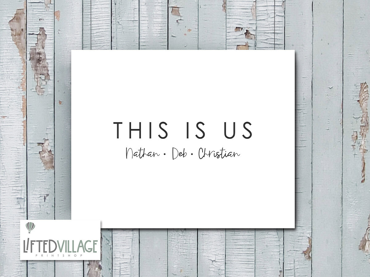 Personalized Family Last Name Sign