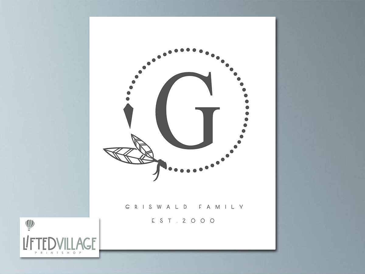 Personalized Family Last Name Sign