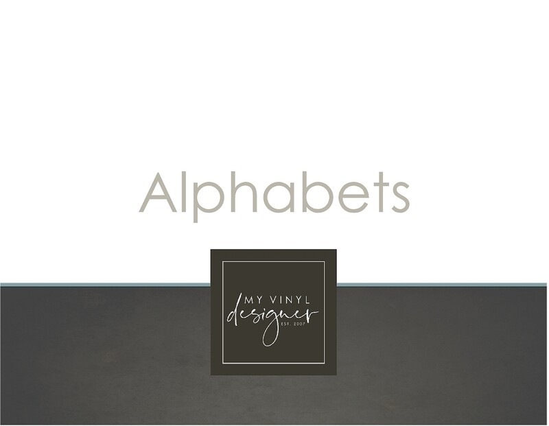 Alphabets
