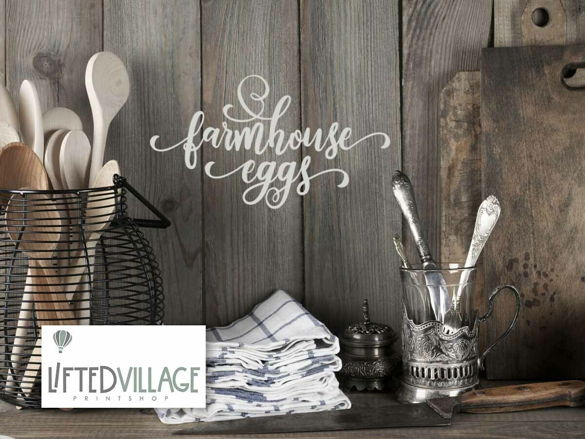 Vinyl - Farmhouse eggs