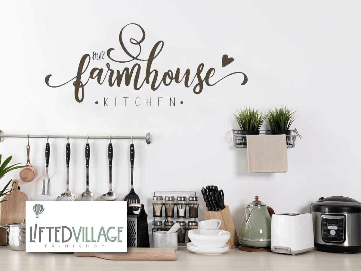 Vinyl - Our farmhouse kitchen