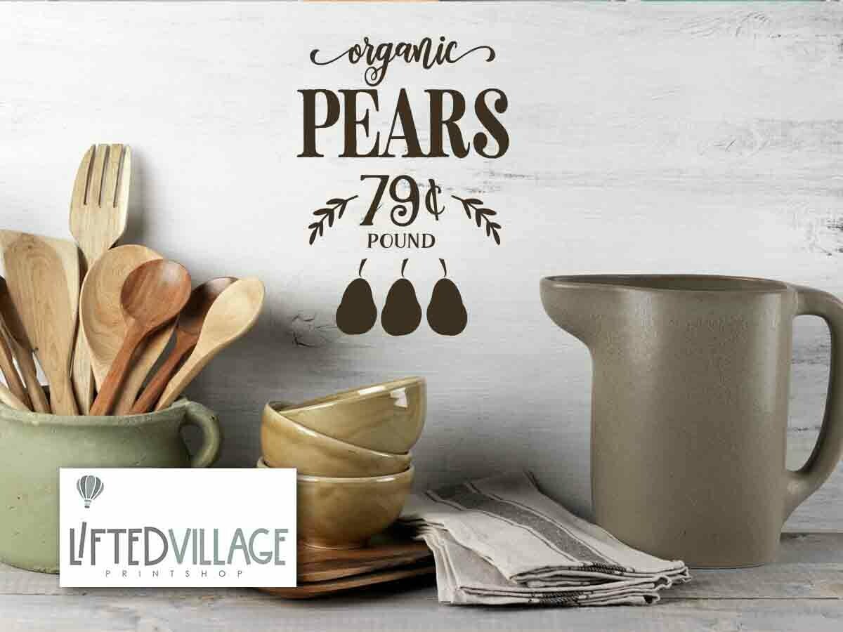 Vinyl - Organic pears