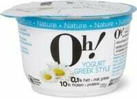 Oh! Yogurt Greek style Nature 170g