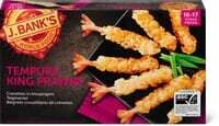 J. Bank&#39;s ASC Tempura king prawns 250g