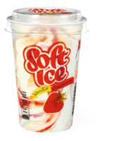 Soft Ice Strawberry &amp; vanilla 220ml