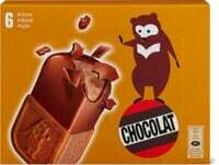 Ours chocolat Glace sandwich 12 x 57ml