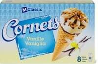 M-Classic cornet Vanille 8 x 120ml