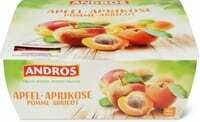 Andros pomme abricot 4 x 100g
