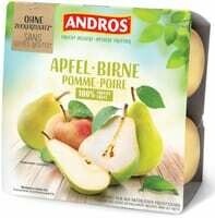 Andros pomme poire 4 x 100g