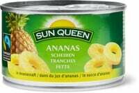 Sun Queen Max Hav Tranches d'ananas 140g
