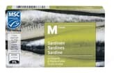M-Classic MSC sardines 90g