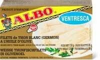 Albo Filets de thon blanc 85g
