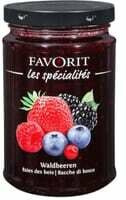 Favorit Confiture Baies des Bois 350g