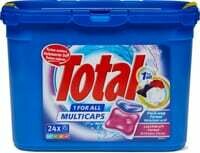 Total Produit de lessive 1 for All Multicaps en boîte 1 pièce